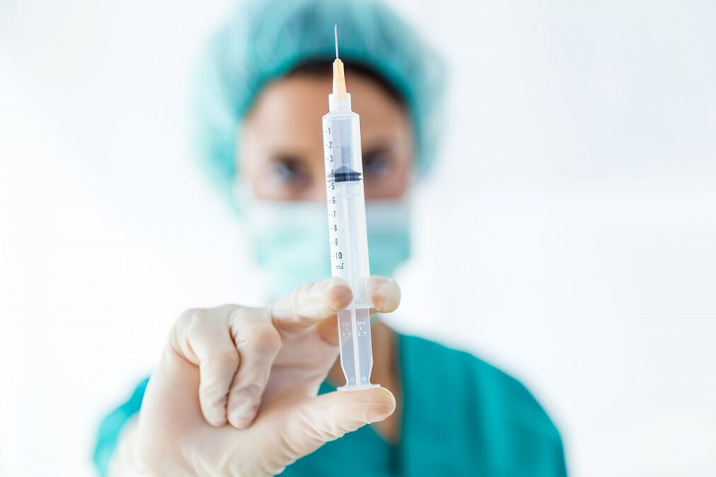 Injections d'arthrose de l'articulation de Collen